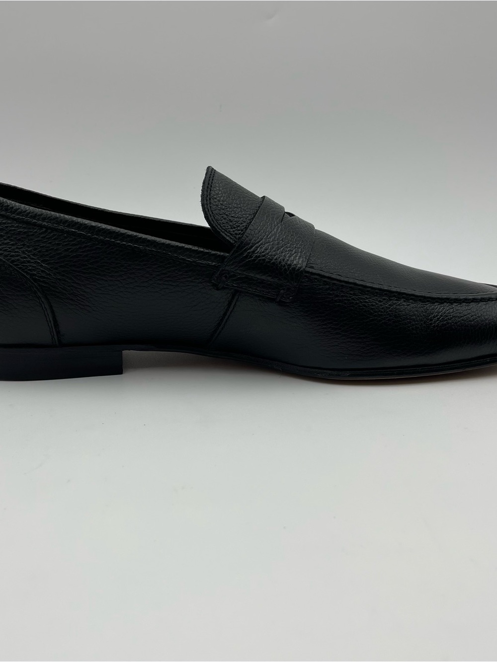 TO BOOT NEW YORK “DEVILLE” -SZ 12-Black pebbled Leather- Penny Loafers MSRP $450 - Picture 5 of 16